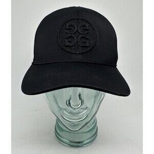 G/FORE Hat Cap Snap Back Black Golf Logo Flexfit 110 Mens Embroidered Patch Golf